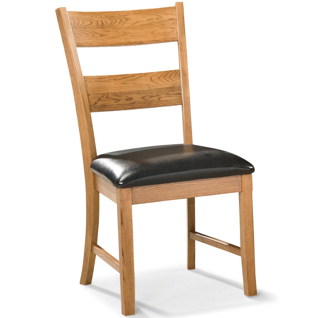 Intercon Family Dining INCFD CH 169C CNT Dining Chair with Ladder Back and Cushion Wayside Furniture Mattress Chair Dining Side Chairs